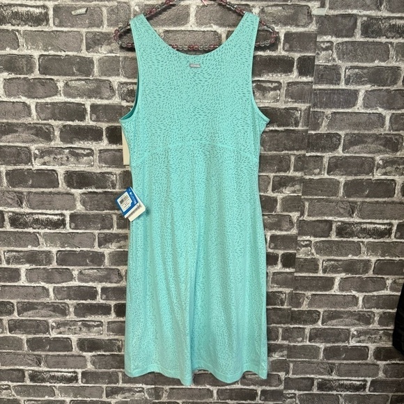 NWT Columbia See Through You Burnout Dress mint teal - Picture 8 of 10